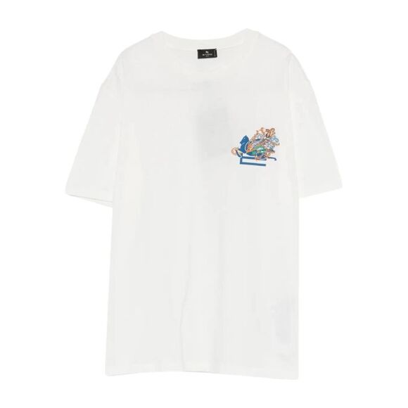 Etro Women T-Shirt With Embroidered Logo